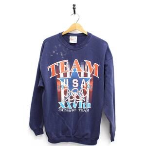 Vintage Atlanta Georgia USA 1996 Olympics Sweatshirt Large